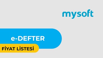 Mysoft e-Defter Fiyat Listesi ve Tüm e-Belge Fiyatlarımız